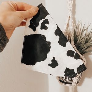 Cow dog bandana